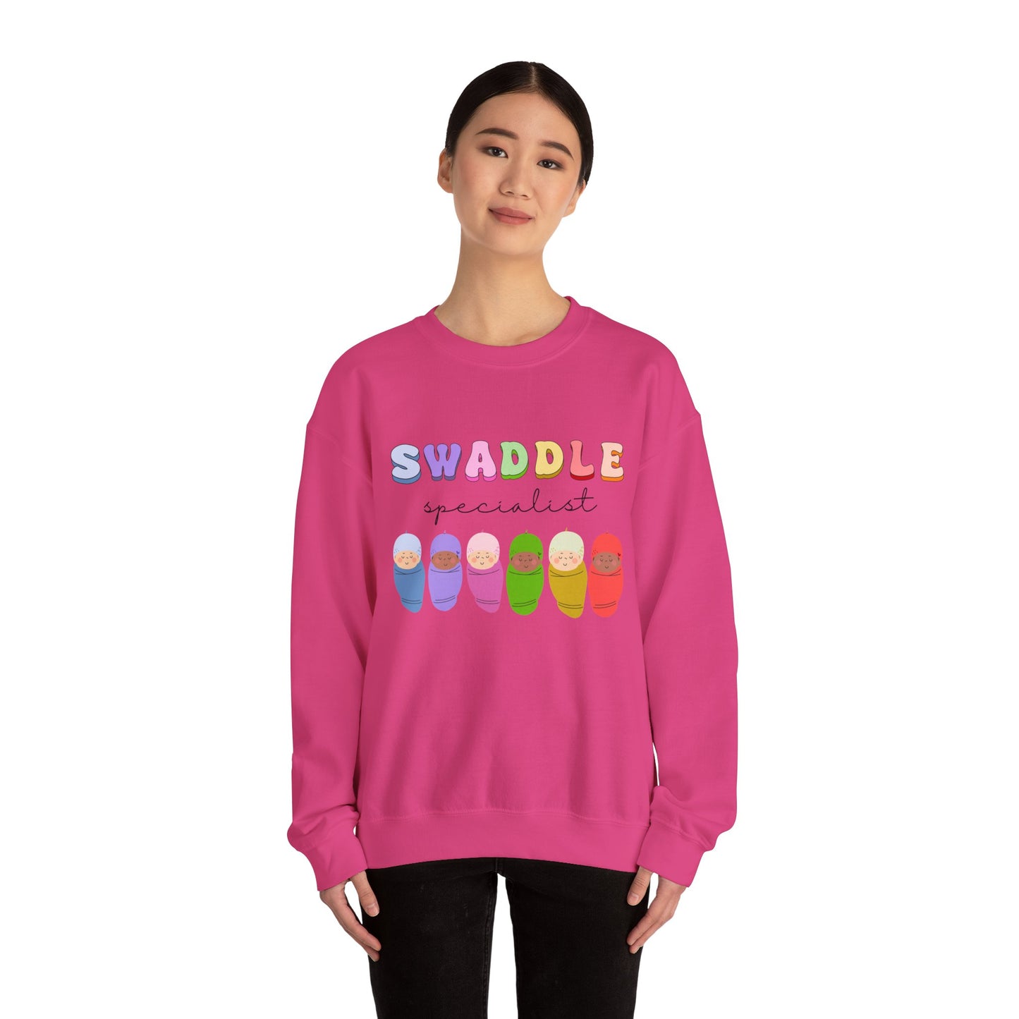 Swaddle Specialist  Unisex Heavy Blend™ Crewneck Sweatshirt