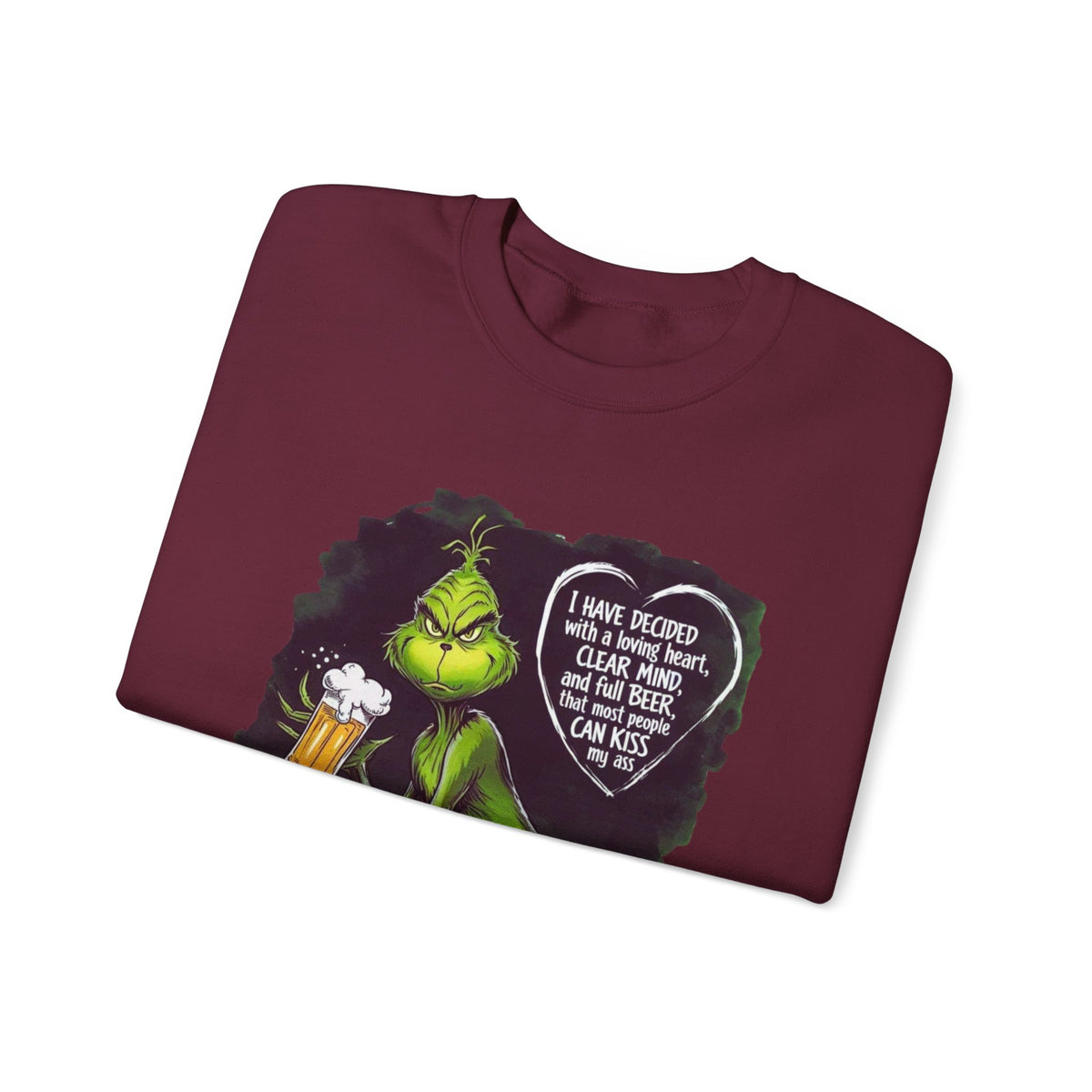 I Have Decided Grinch Unisex Heavy Blend™ Crewneck Sweatshirt