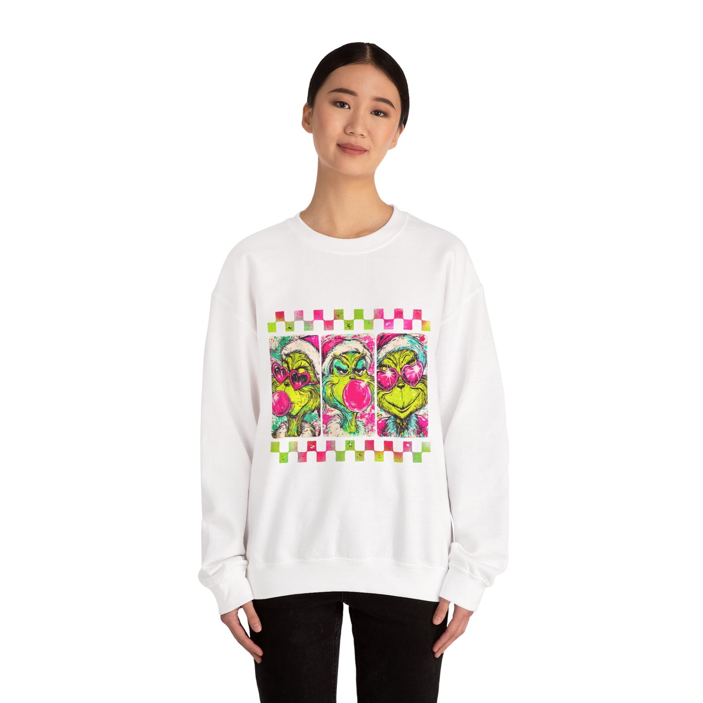 Pop Grinch Unisex Heavy Blend™ Crewneck Sweatshirt