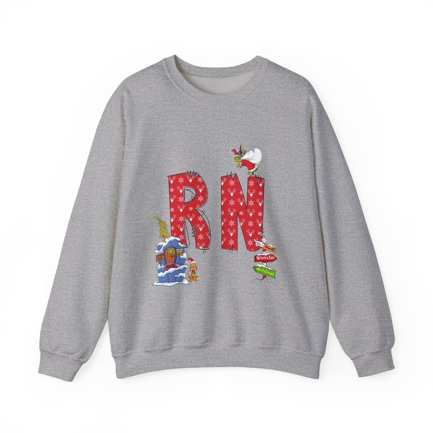 RN Grinch Unisex Heavy Blend™ Crewneck Sweatshirt