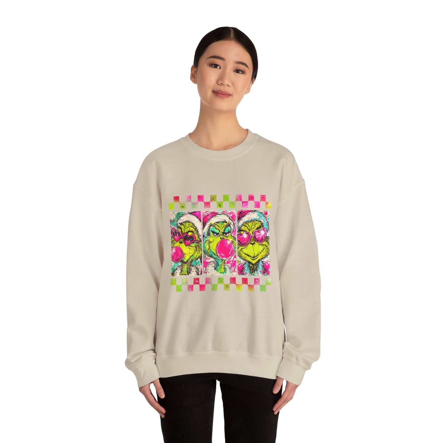 Pop Grinch Unisex Heavy Blend™ Crewneck Sweatshirt