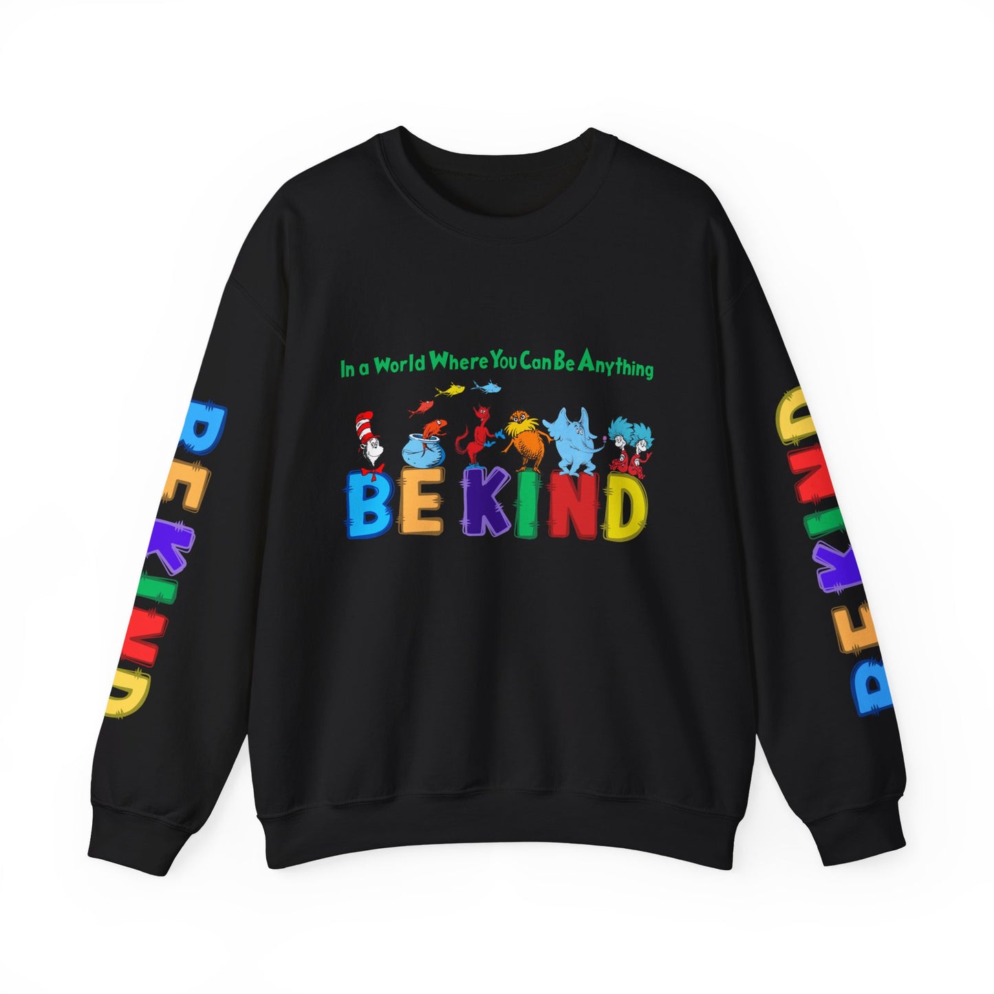 Be Kind Dr.Seuss Unisex Heavy Blend™ Crewneck Sweatshirt