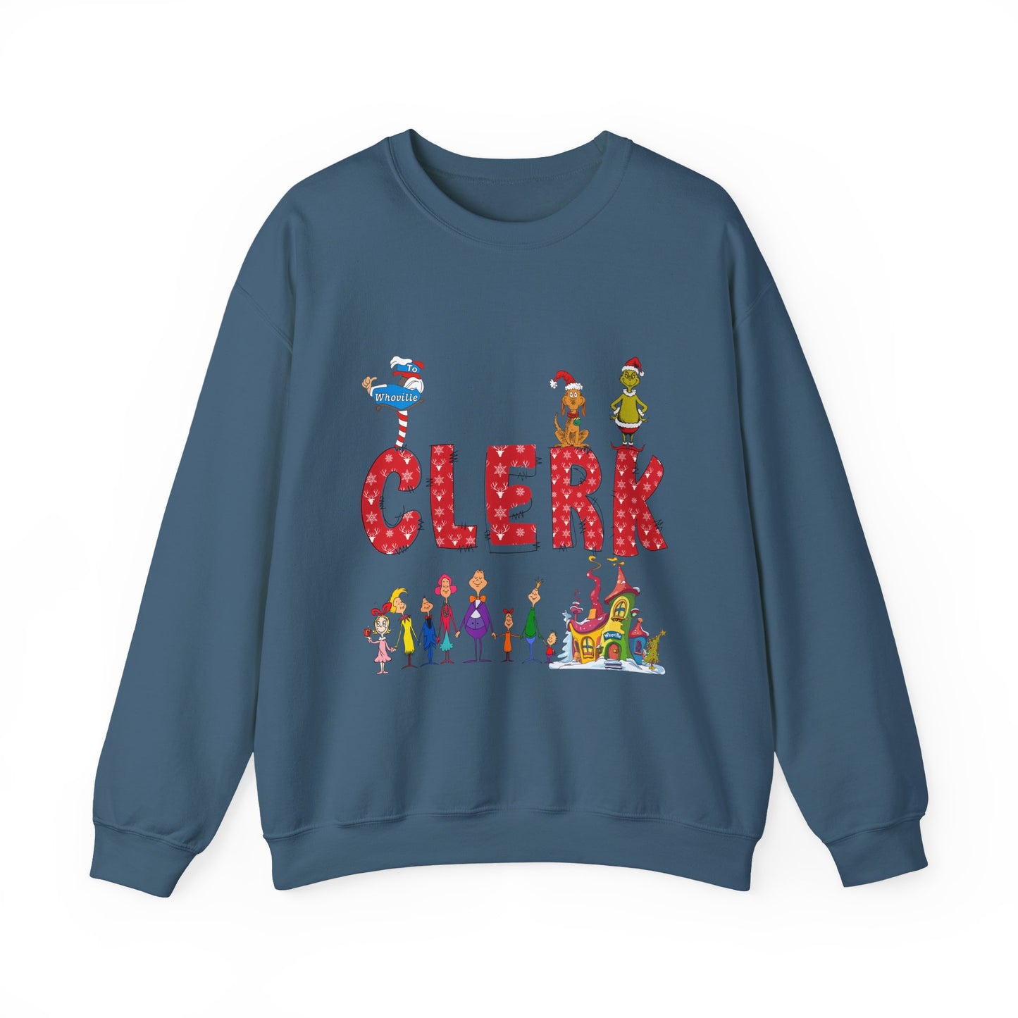 Clerk Grinch Unisex Heavy Blend™ Crewneck Sweatshirt