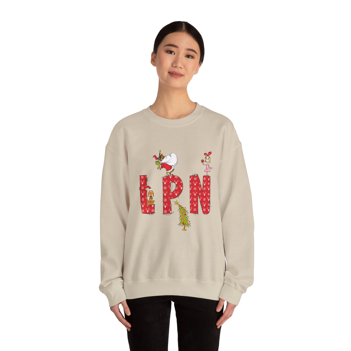 LPN Grinch Unisex Heavy Blend™ Crewneck Sweatshirt