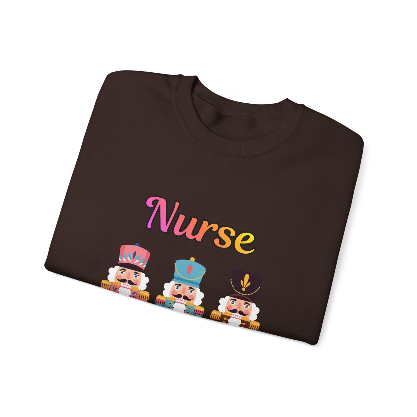 Nurse Nutcracker Unisex Heavy Blend™ Crewneck Sweatshirt