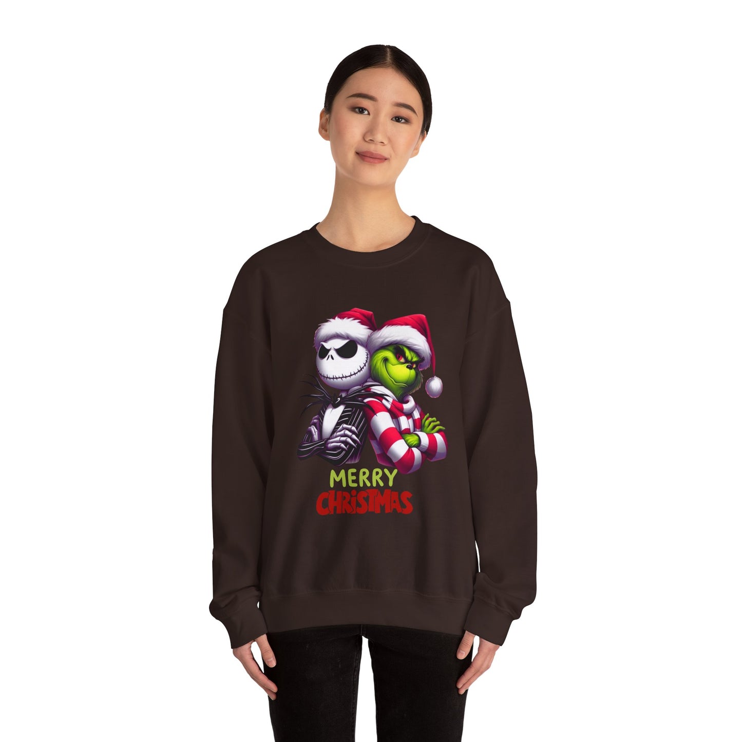 Merry Christmas Grinch Unisex Heavy Blend™ Crewneck Sweatshirt