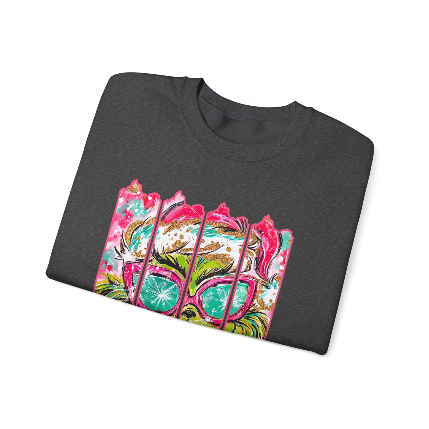 Merry Christmas Grinch Unisex Heavy Blend™ Crewneck Sweatshirt