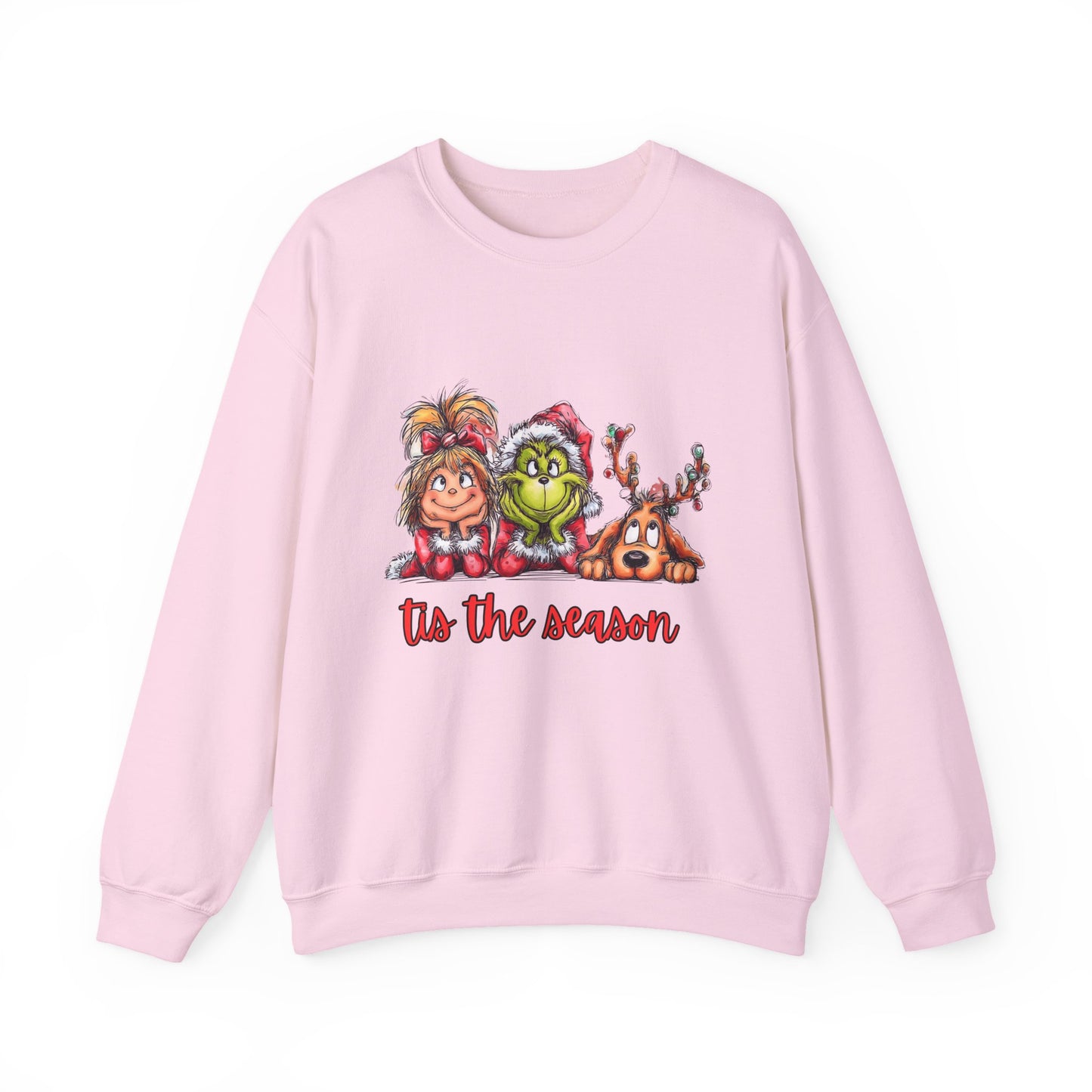 Tis The Season Grinch Unisex Heavy Blend™ Crewneck Sweatshirt