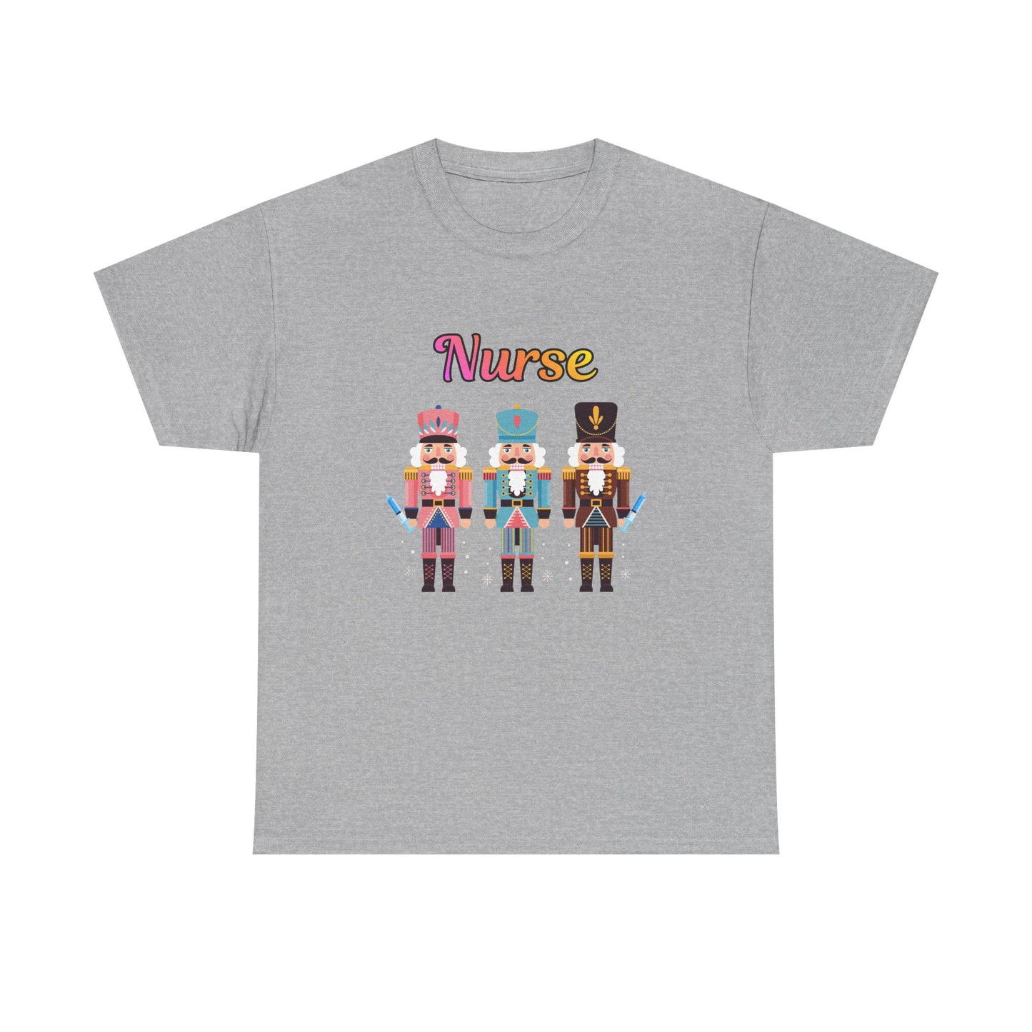 Nurse Nutcracker Unisex Heavy Cotton Tee