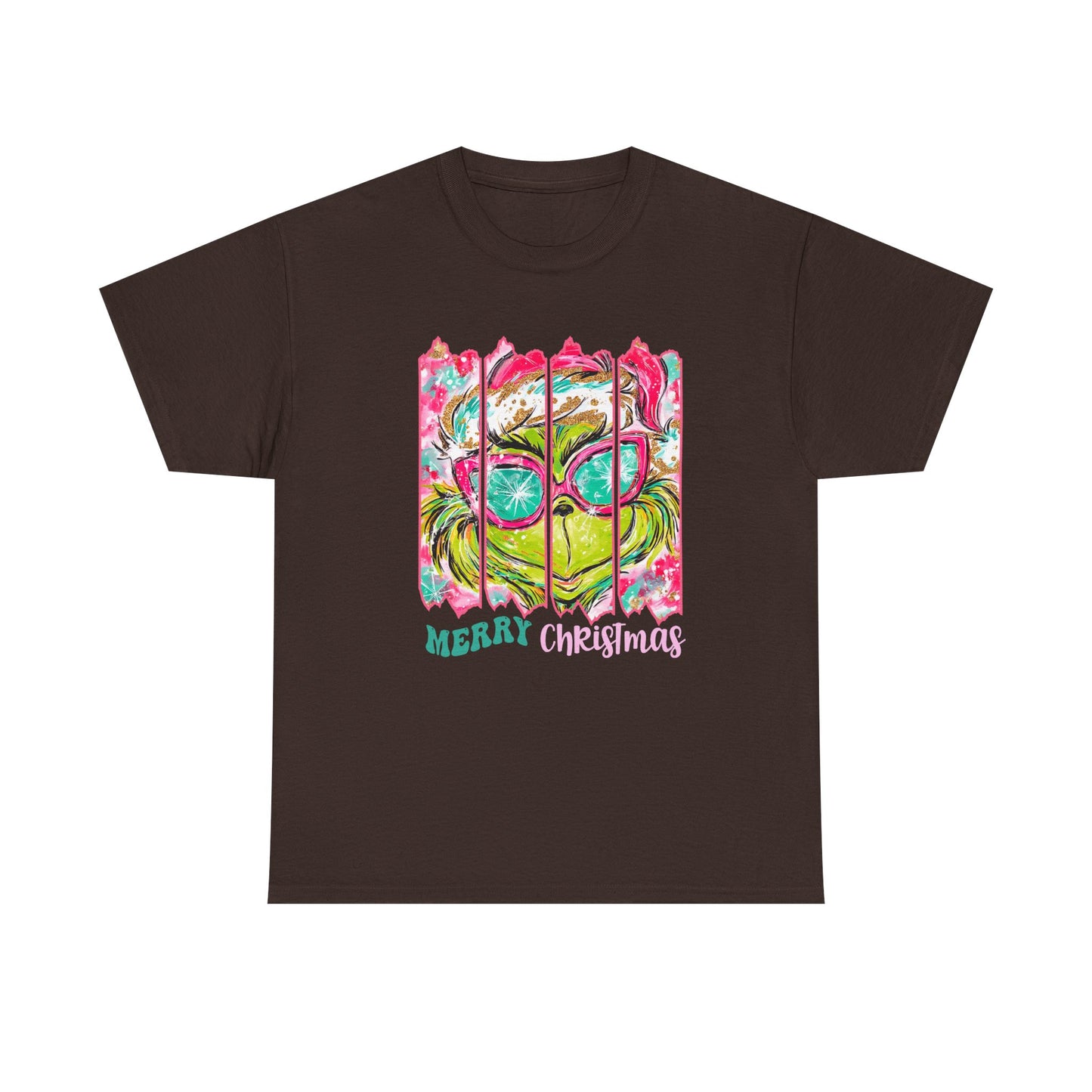 Merry Christmas Grinch Unisex Heavy Cotton Tee