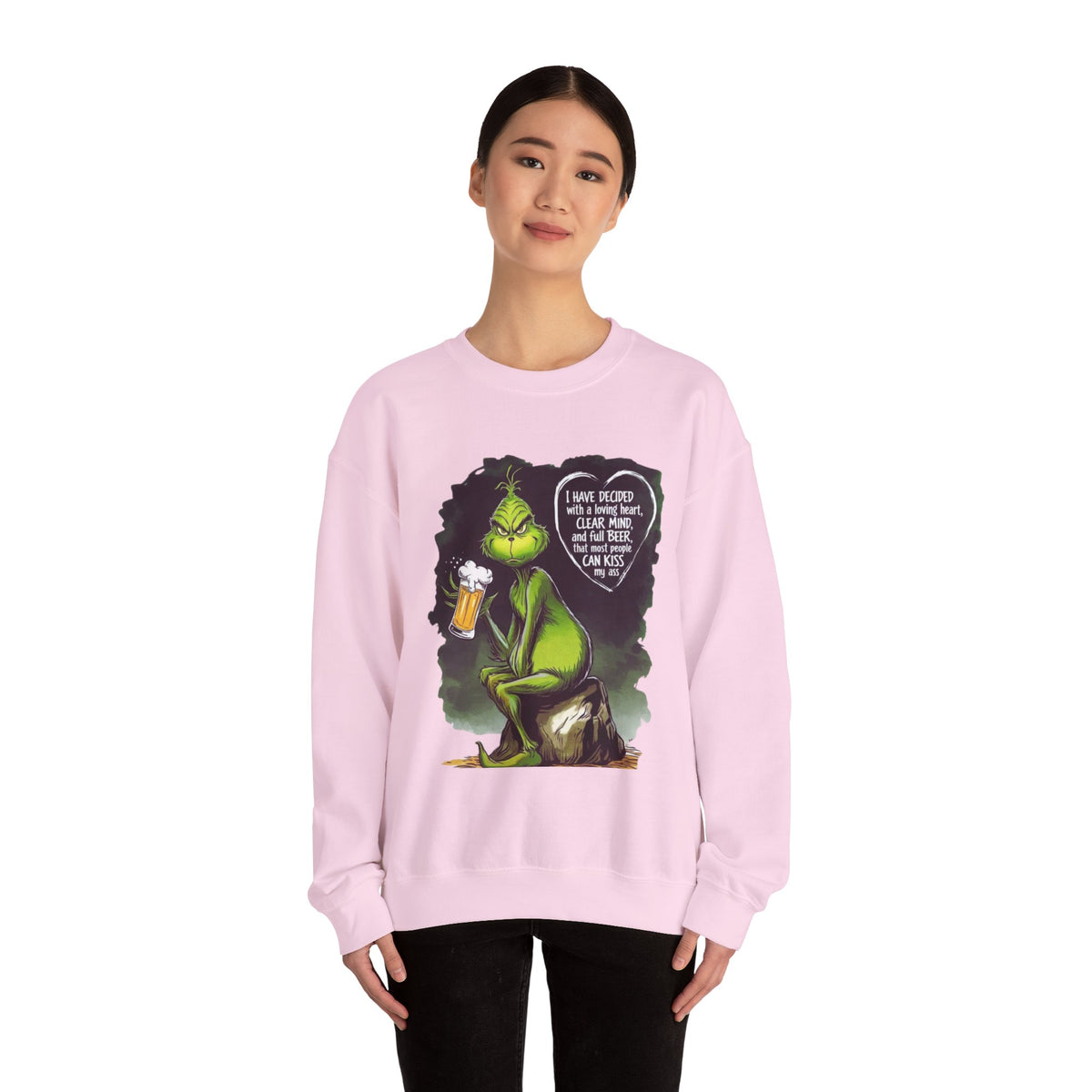 I Have Decided Grinch Unisex Heavy Blend™ Crewneck Sweatshirt