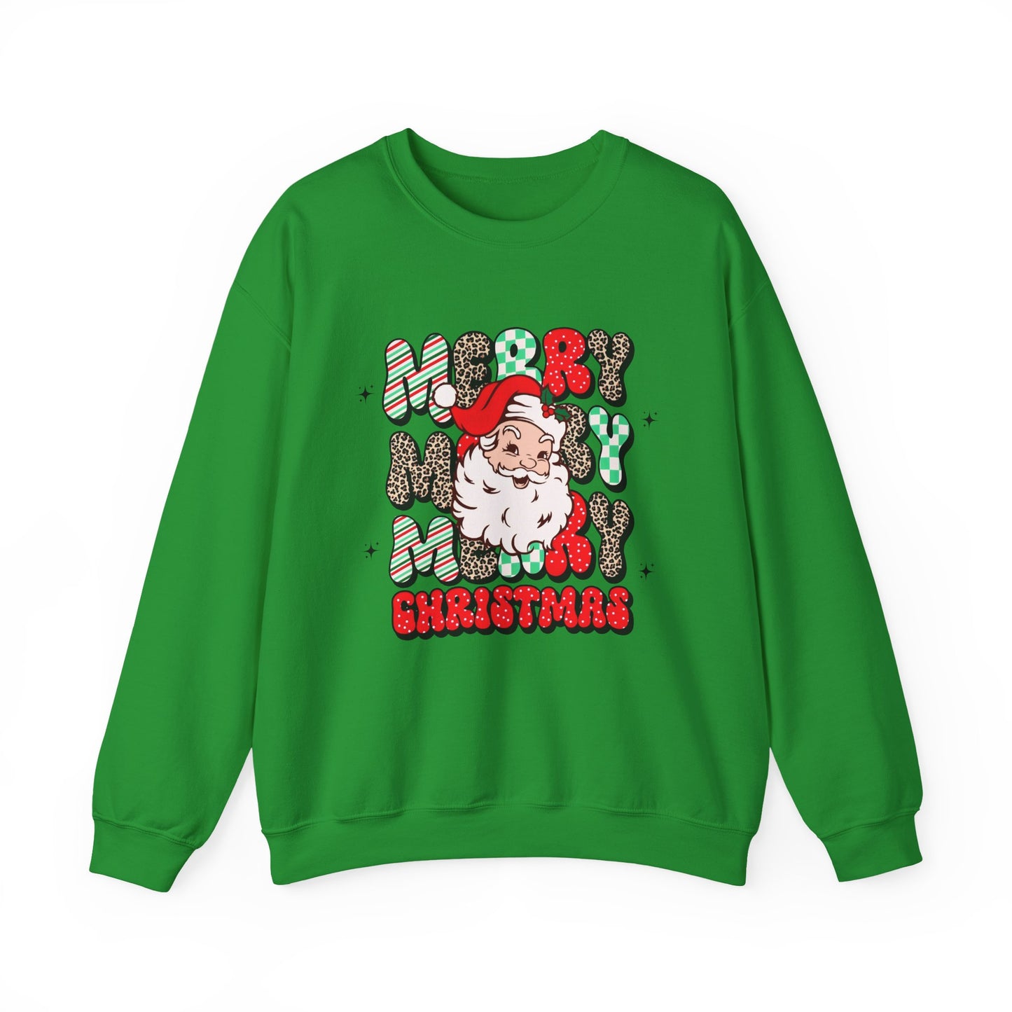 Merry Merry Christmas Unisex Heavy Blend™ Crewneck Sweatshirt