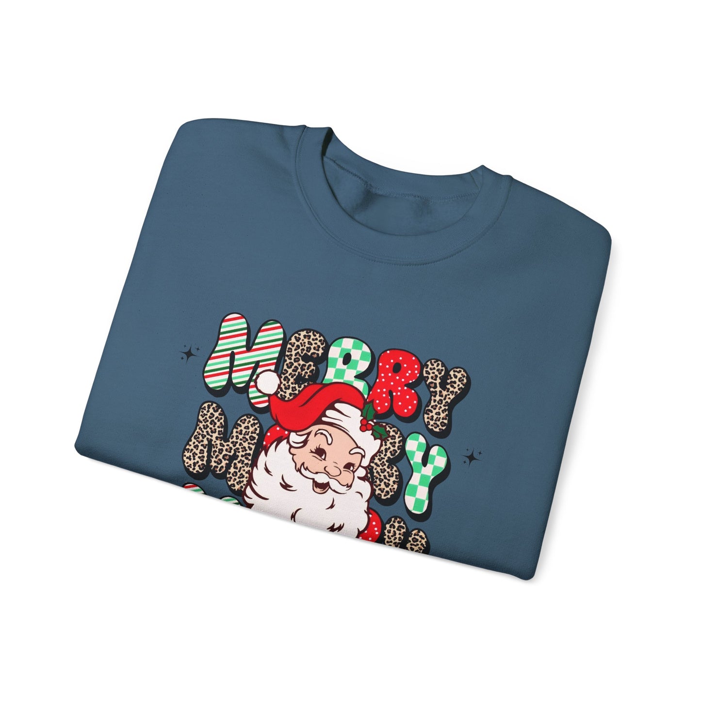 Merry Merry Christmas Unisex Heavy Blend™ Crewneck Sweatshirt