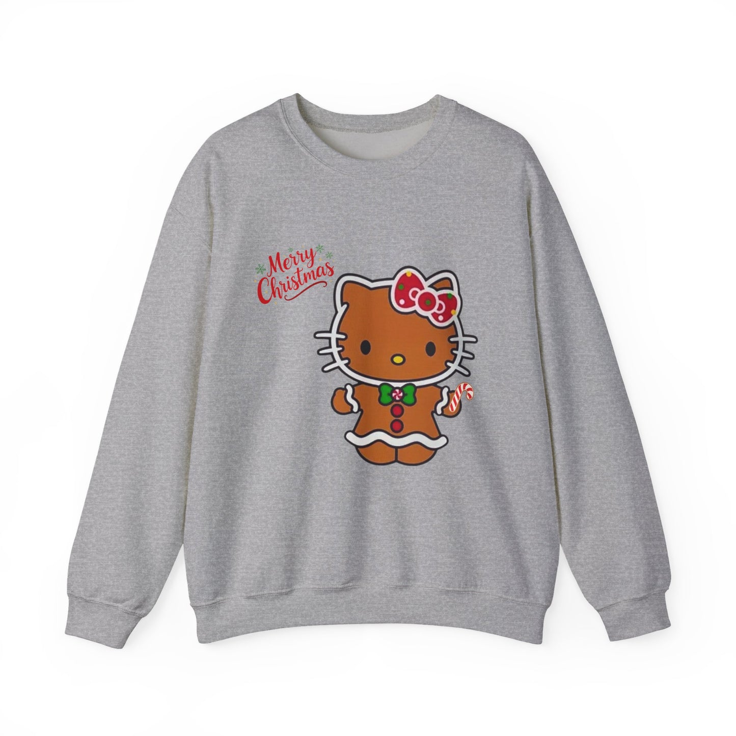 Merry Christmas Hello Kitty Unisex Heavy Blend™ Crewneck Sweatshirt