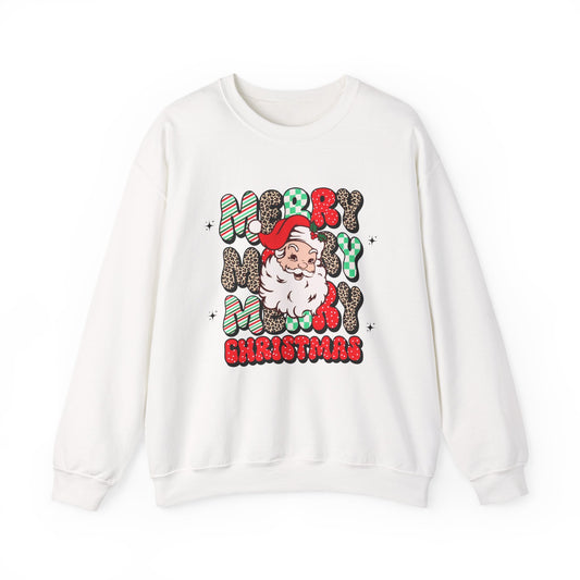 Merry Merry Christmas Unisex Heavy Blend™ Crewneck Sweatshirt