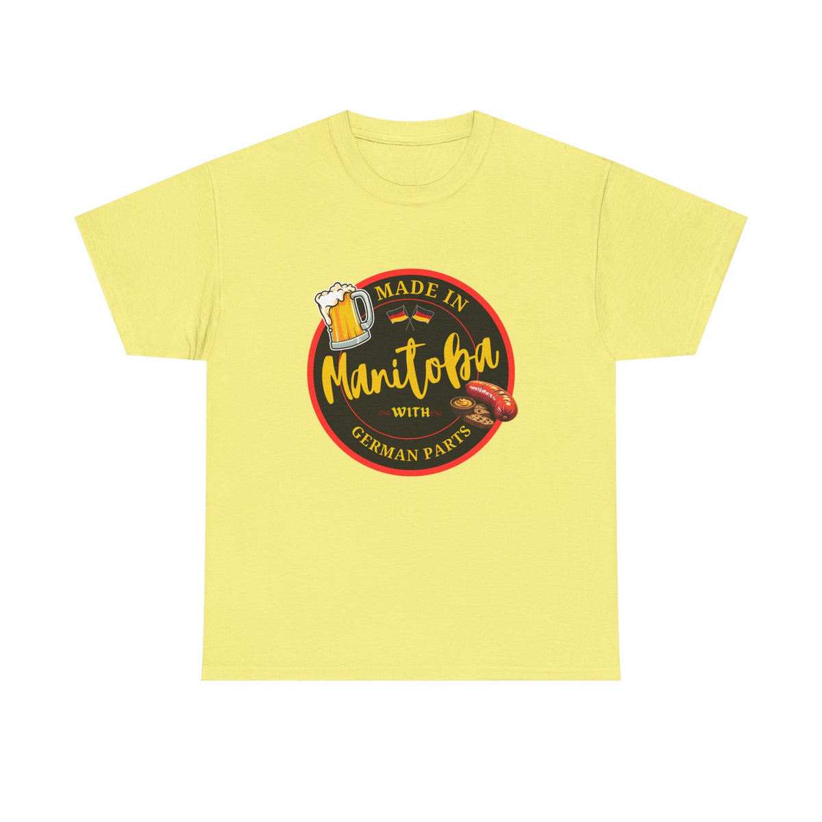 Made In Manitoba With German Parts Unisex Heavy Cotton Tee
