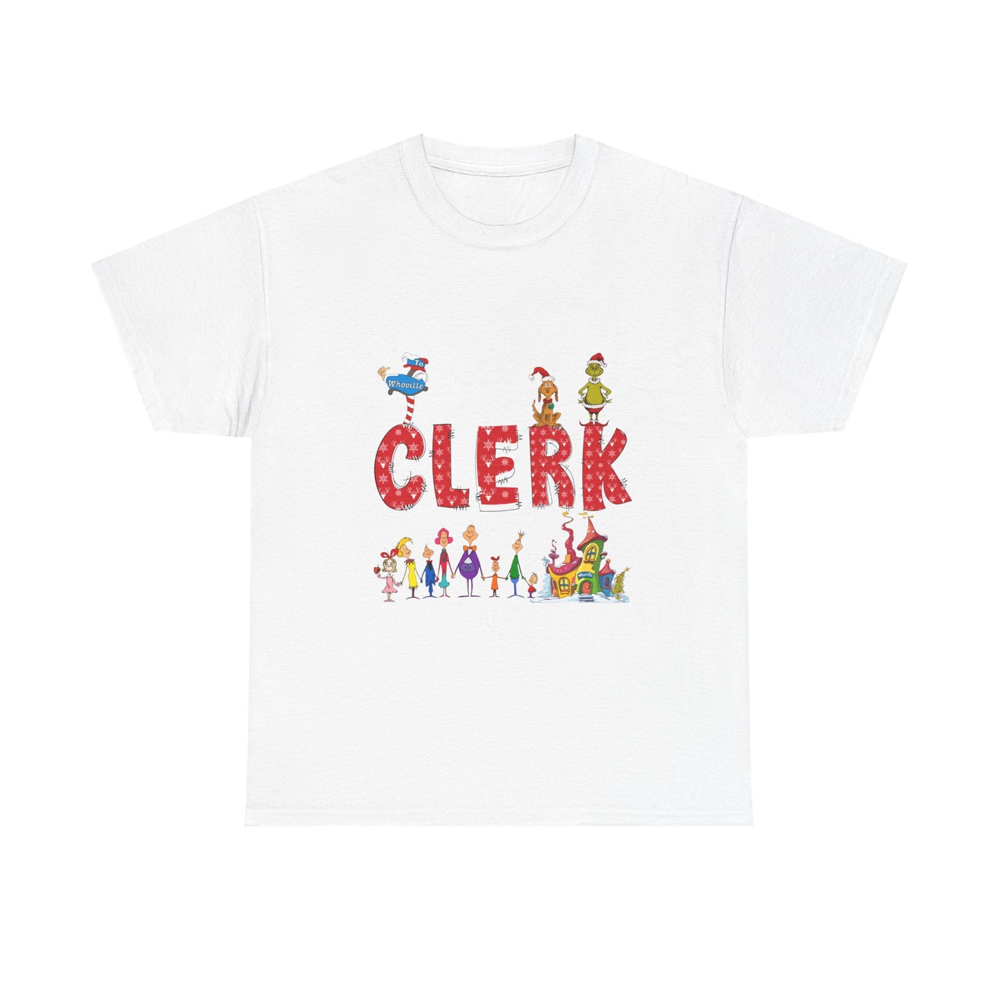 Clerk Grinch Unisex Heavy Cotton Tee