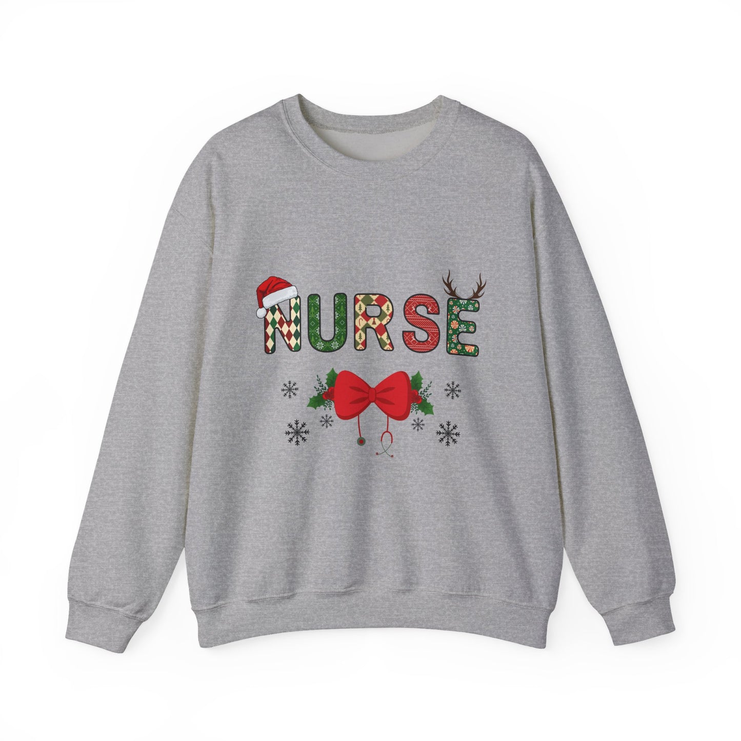 Nurse Christmas Unisex Heavy Blend™ Crewneck Sweatshirt