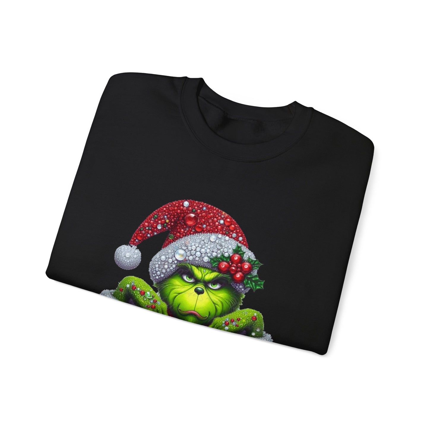 Glitter Grinch Unisex Heavy Blend™ Crewneck Sweatshirt