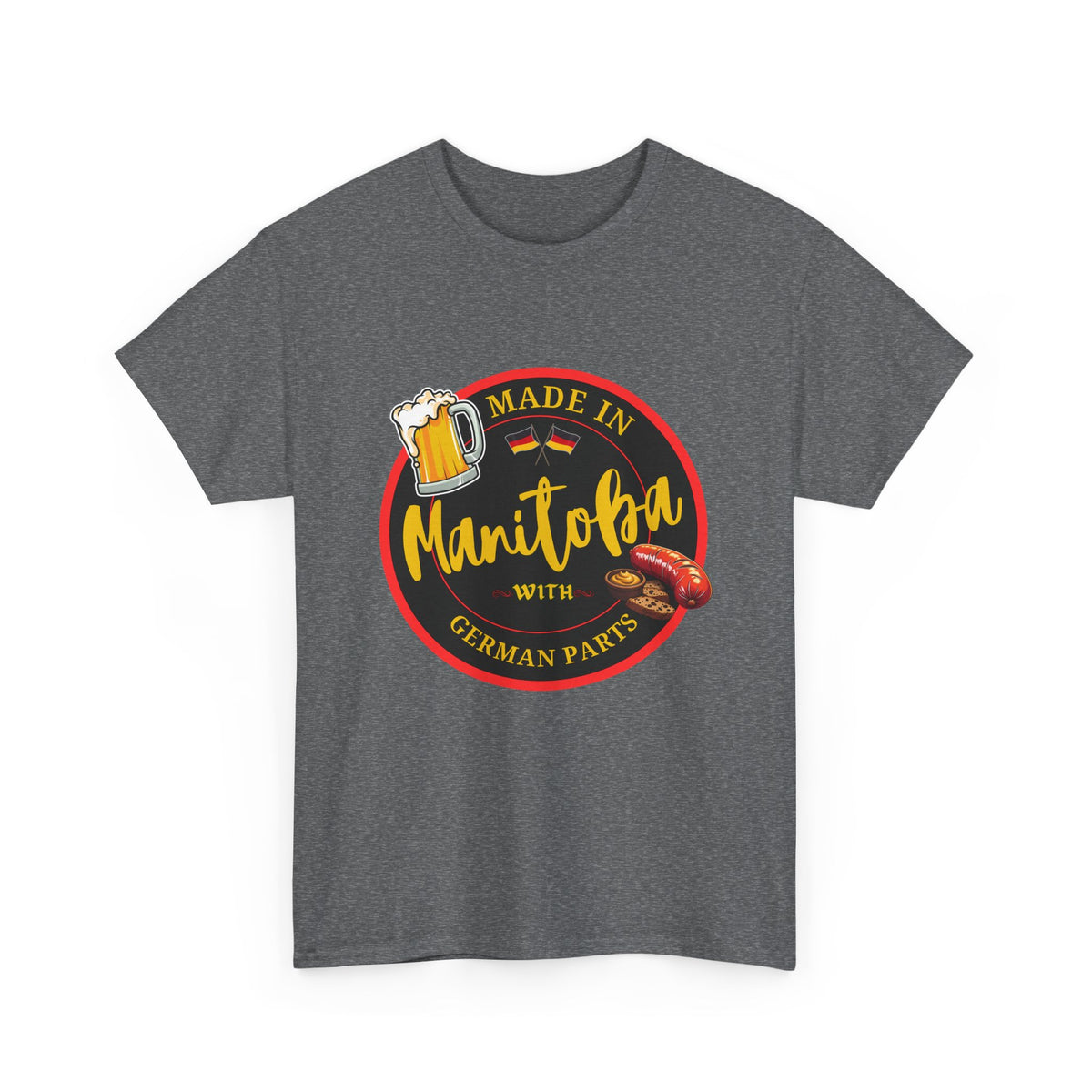 Made In Manitoba With German Parts Unisex Heavy Cotton Tee