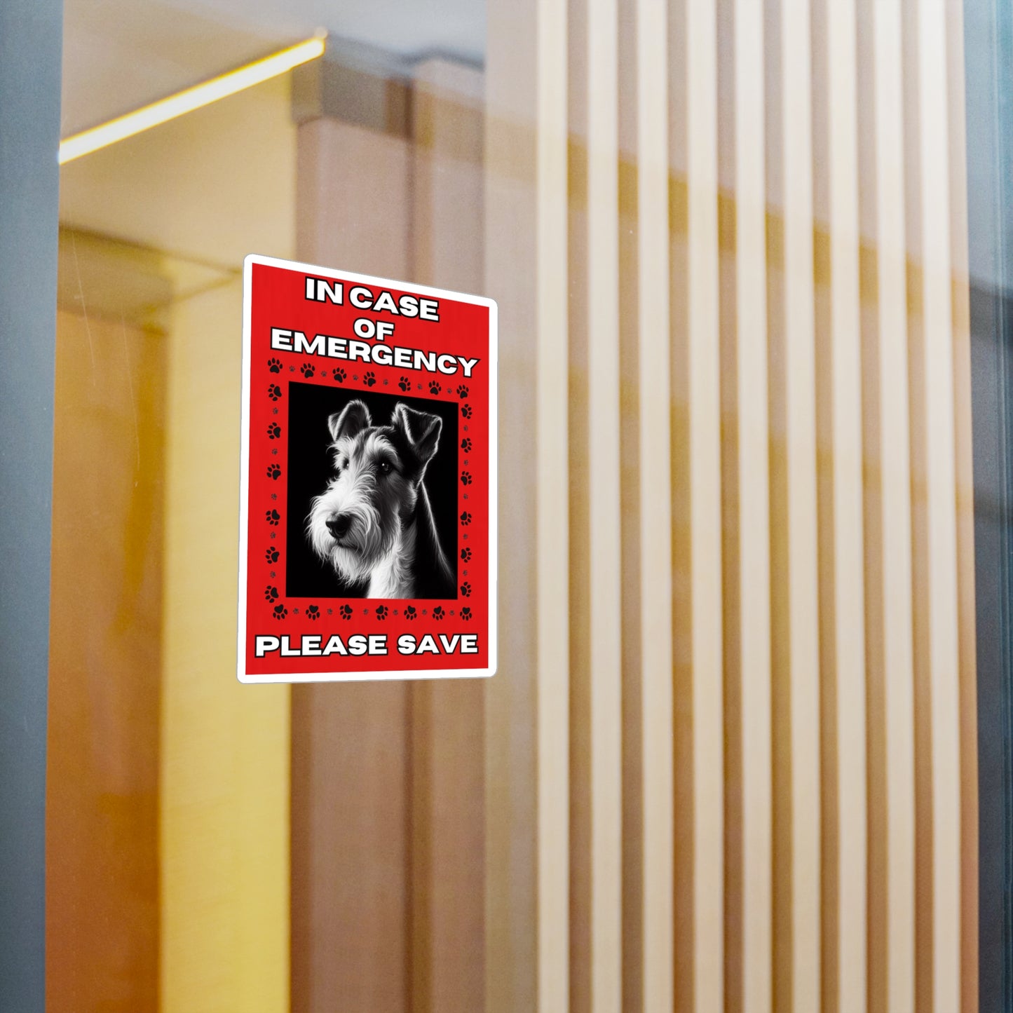 Pet Safety Rescue Vinyl Decal