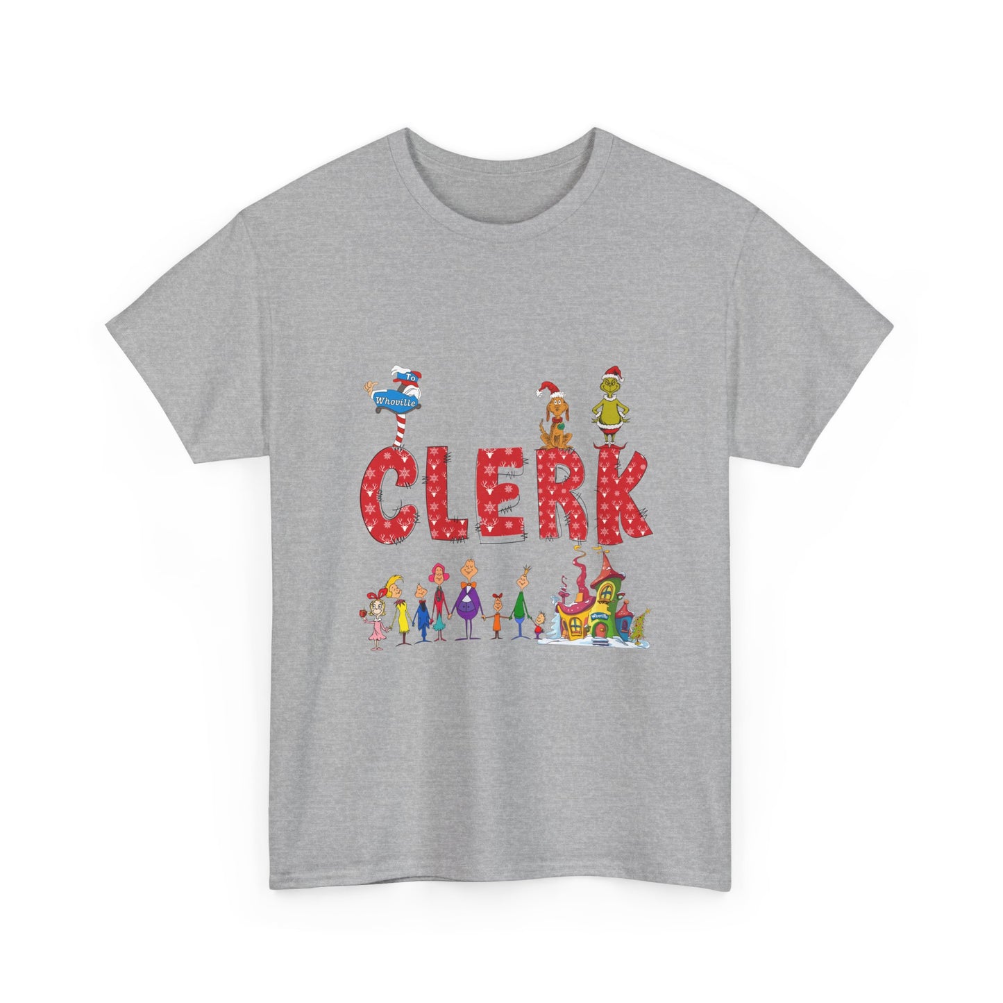 Clerk Grinch Unisex Heavy Cotton Tee
