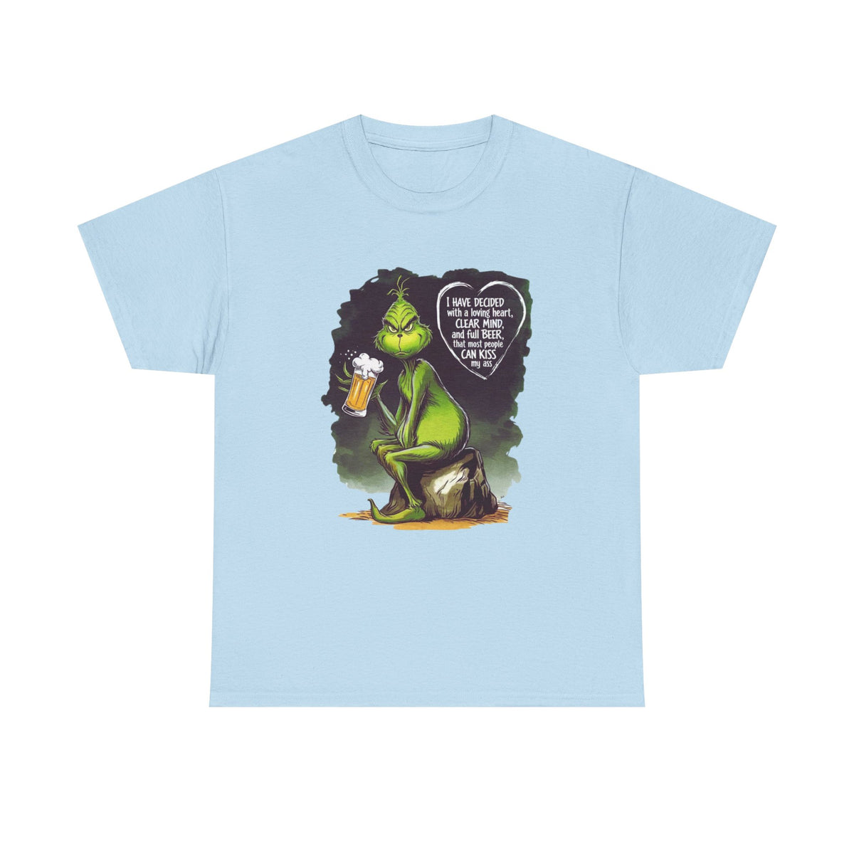I Have Decided Grinch Unisex Heavy Cotton Tee