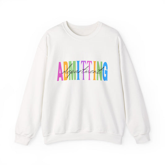 Admitting Department Unisex Heavy Blend™ Crewneck Sweatshirt
