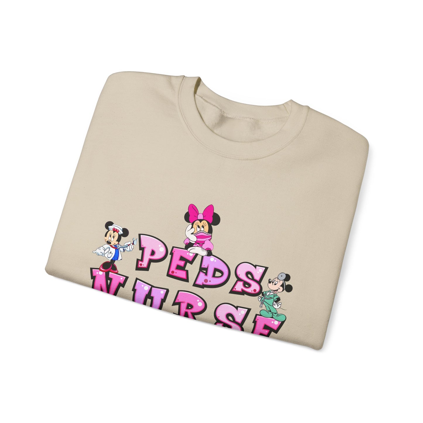 Peds Nurse Unisex Heavy Blend™ Crewneck Sweatshirt