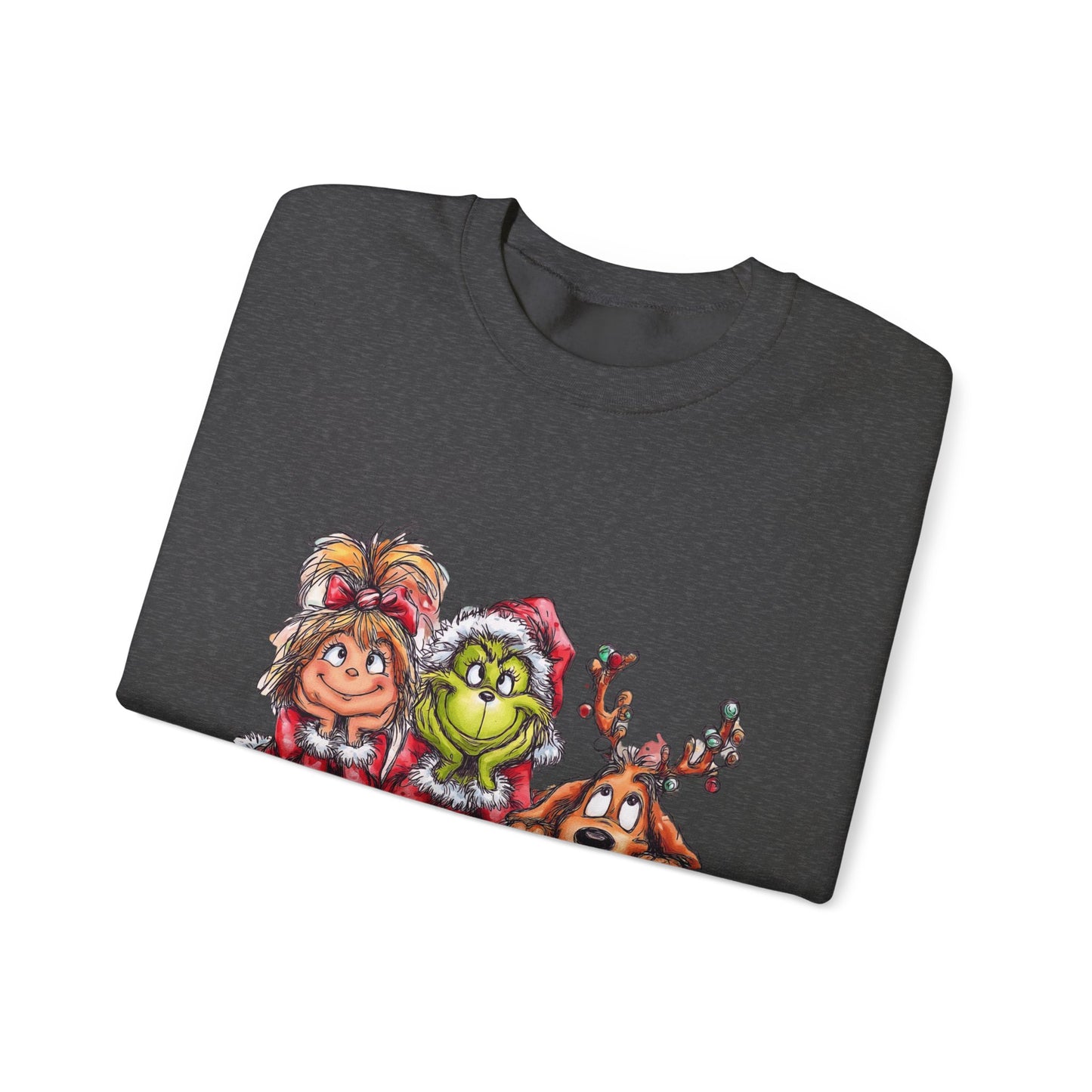 Tis The Season Grinch Unisex Heavy Blend™ Crewneck Sweatshirt