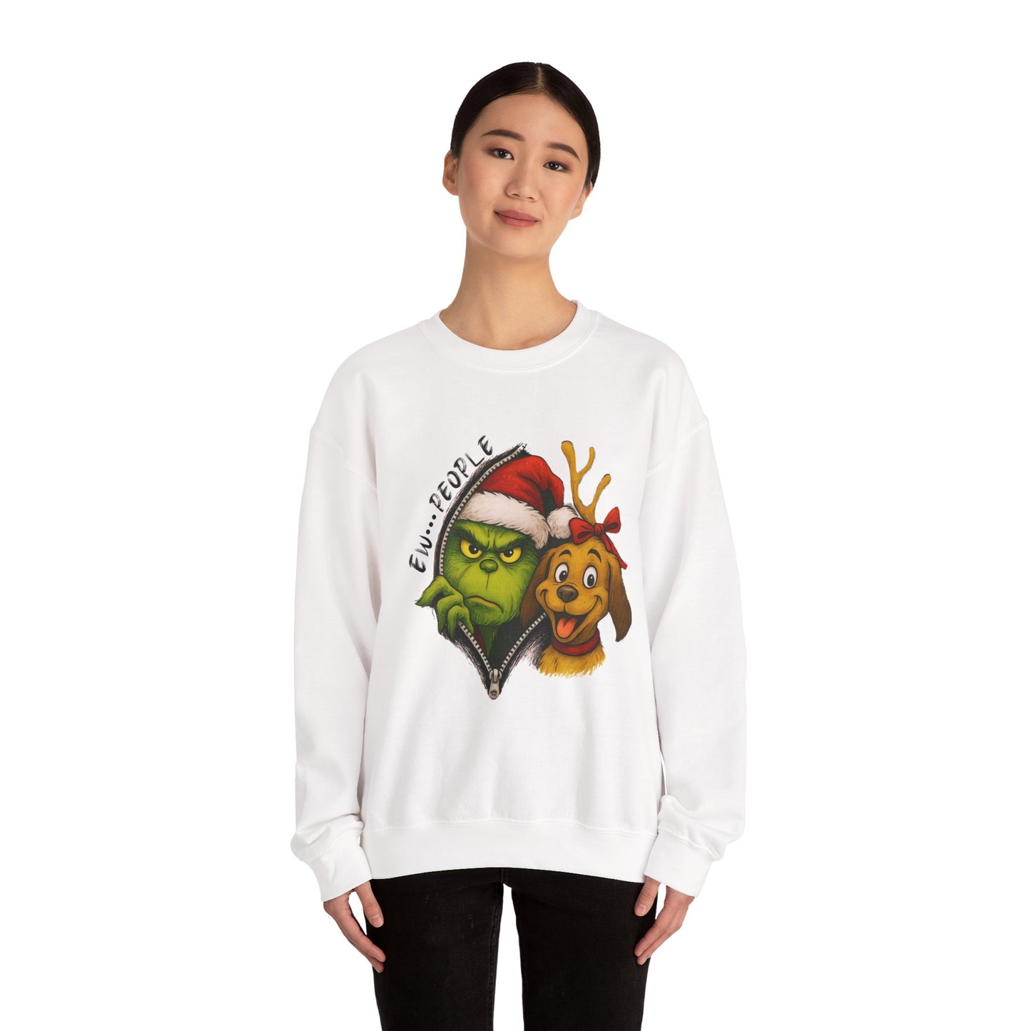 Ew... People Grinch Unisex Heavy Blend™ Crewneck Sweatshirt