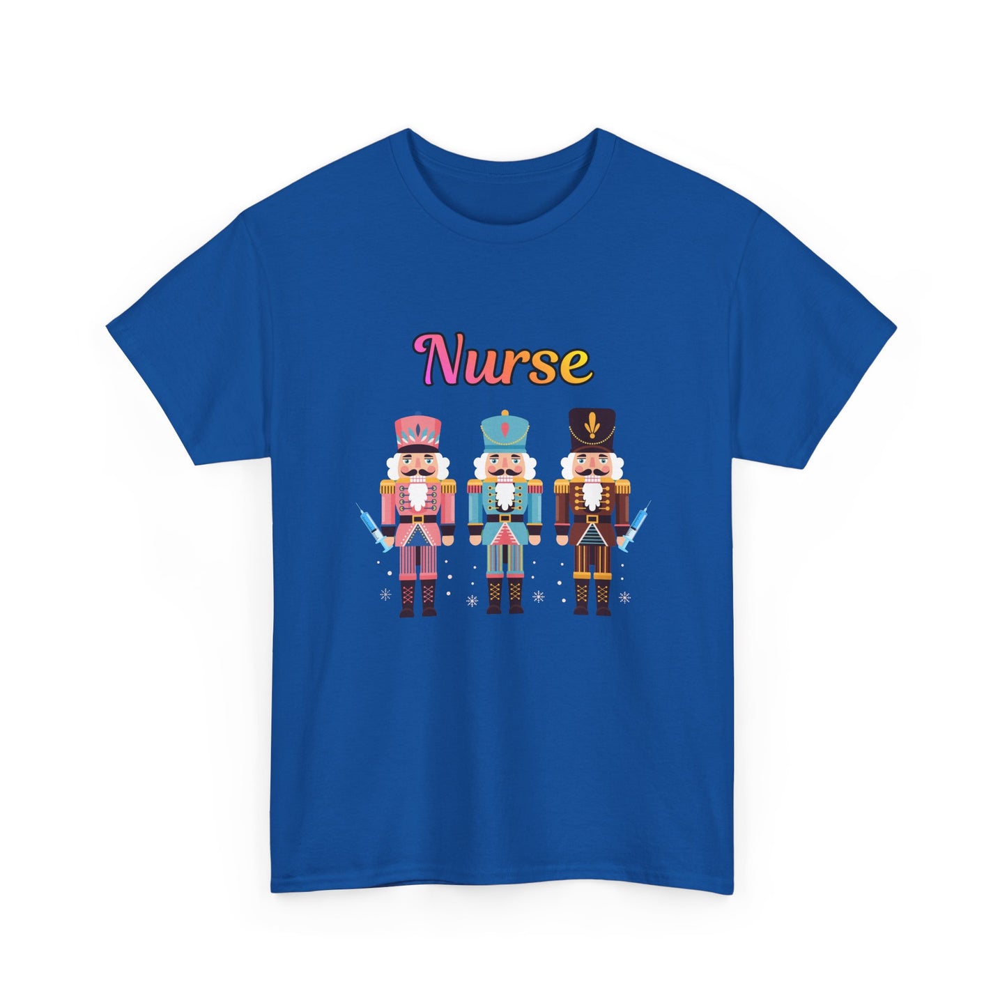 Nurse Nutcracker Unisex Heavy Cotton Tee