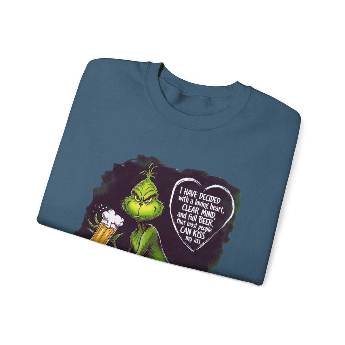 I Have Decided Grinch Unisex Heavy Blend™ Crewneck Sweatshirt
