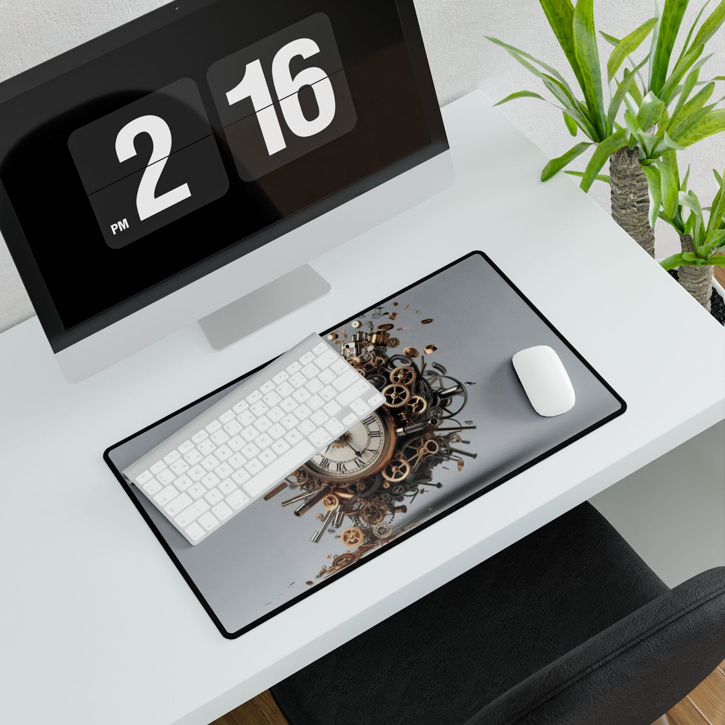 Tik Tock Clock Desk Mat