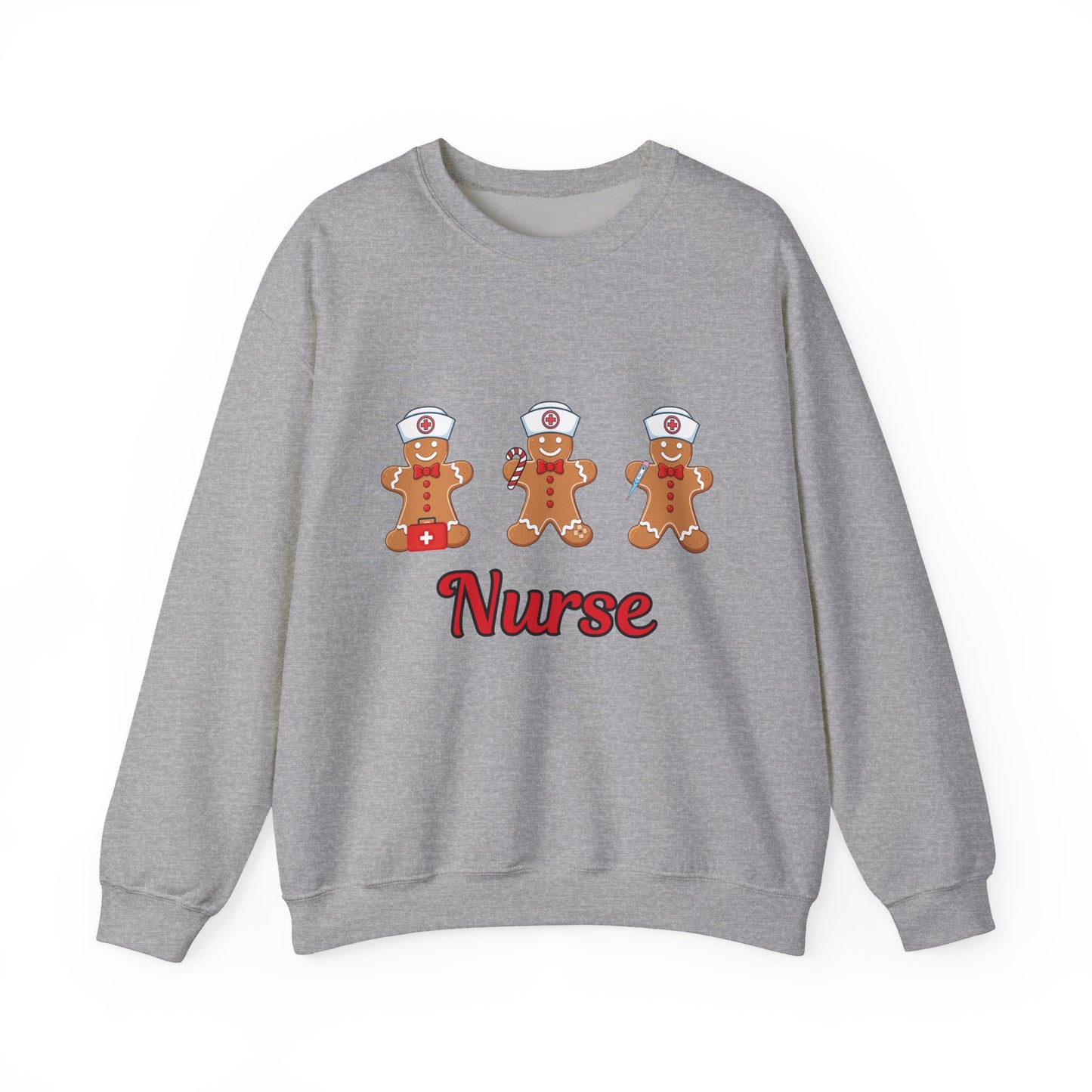 Nurse Gingerbread Unisex Heavy Blend™ Crewneck Sweatshirt