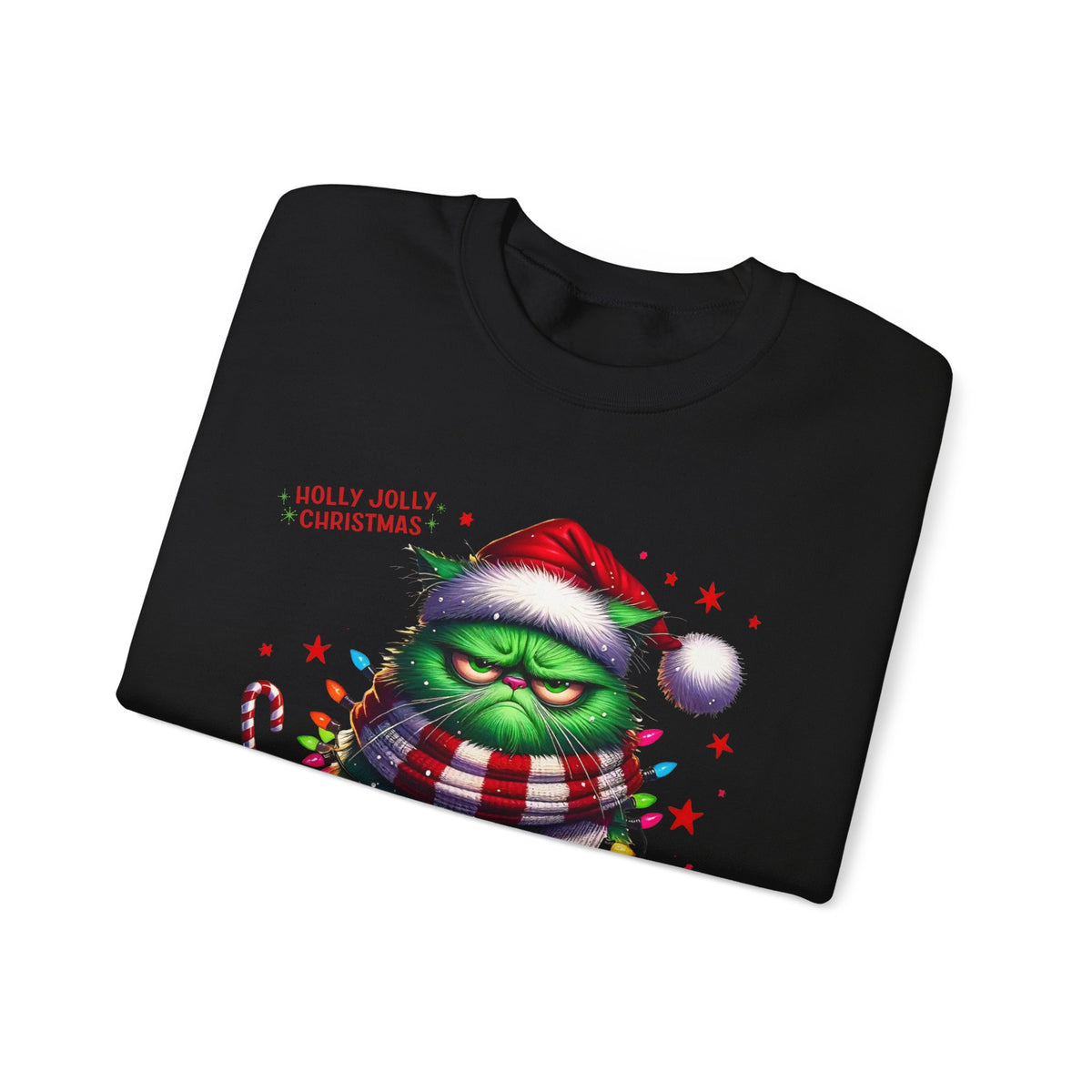 Holly Jolly Christmas Unisex Heavy Blend™ Crewneck Sweatshirt