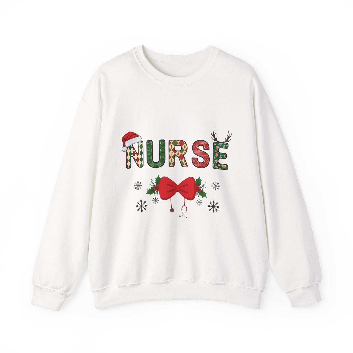 Nurse Christmas Unisex Heavy Blend™ Crewneck Sweatshirt