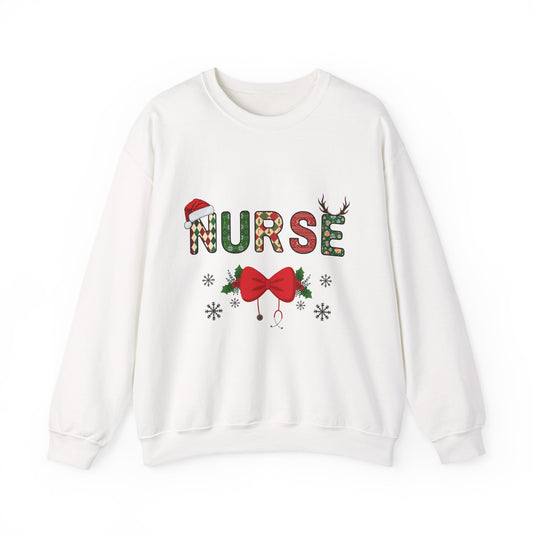 Nurse Christmas Unisex Heavy Blend™ Crewneck Sweatshirt