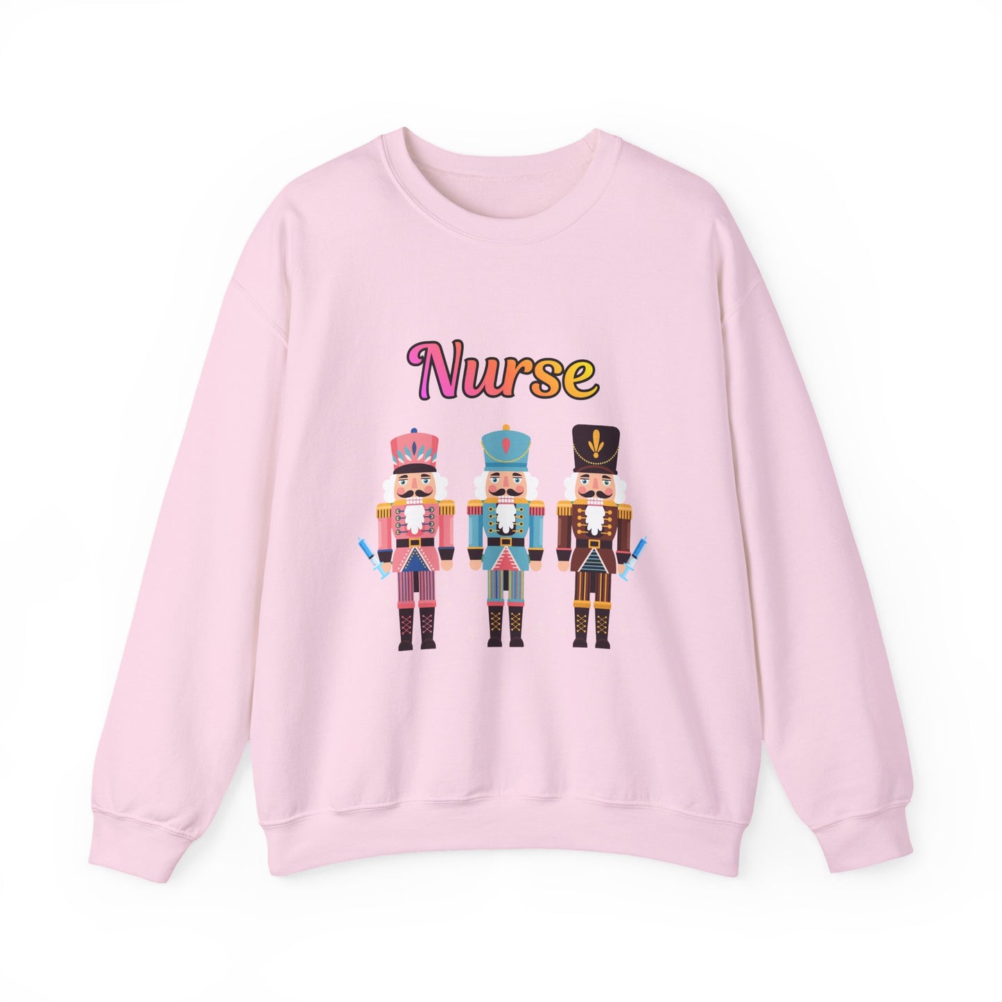 Nurse Nutcracker Unisex Heavy Blend™ Crewneck Sweatshirt