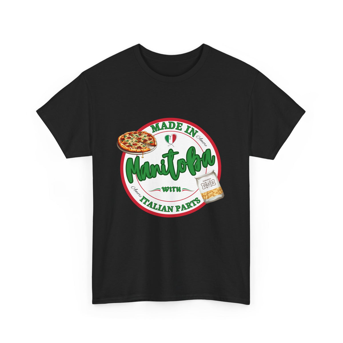 Made In Manitoba With Italian Parts Unisex Heavy Cotton Tee