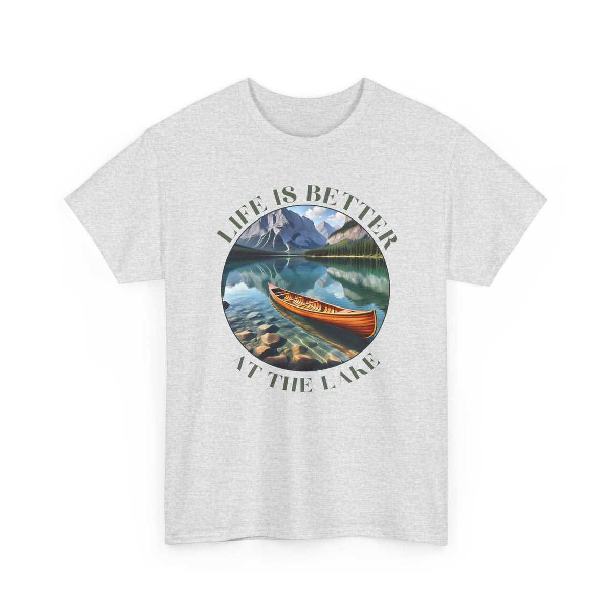 Life Is Better At The Lake Unisex Heavy Cotton Tee