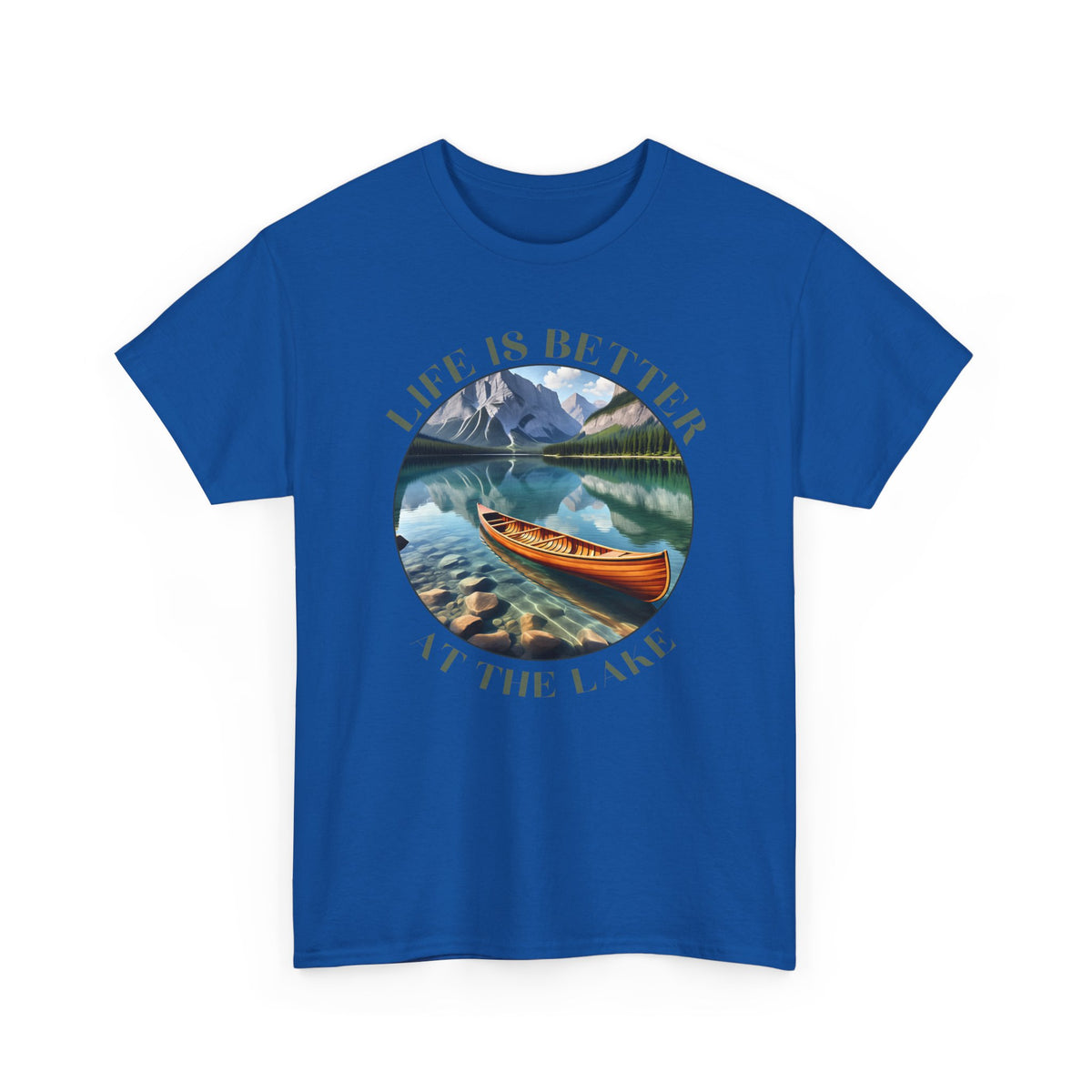 Life Is Better At The Lake Unisex Heavy Cotton Tee