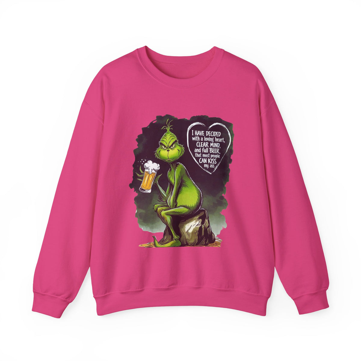 I Have Decided Grinch Unisex Heavy Blend™ Crewneck Sweatshirt