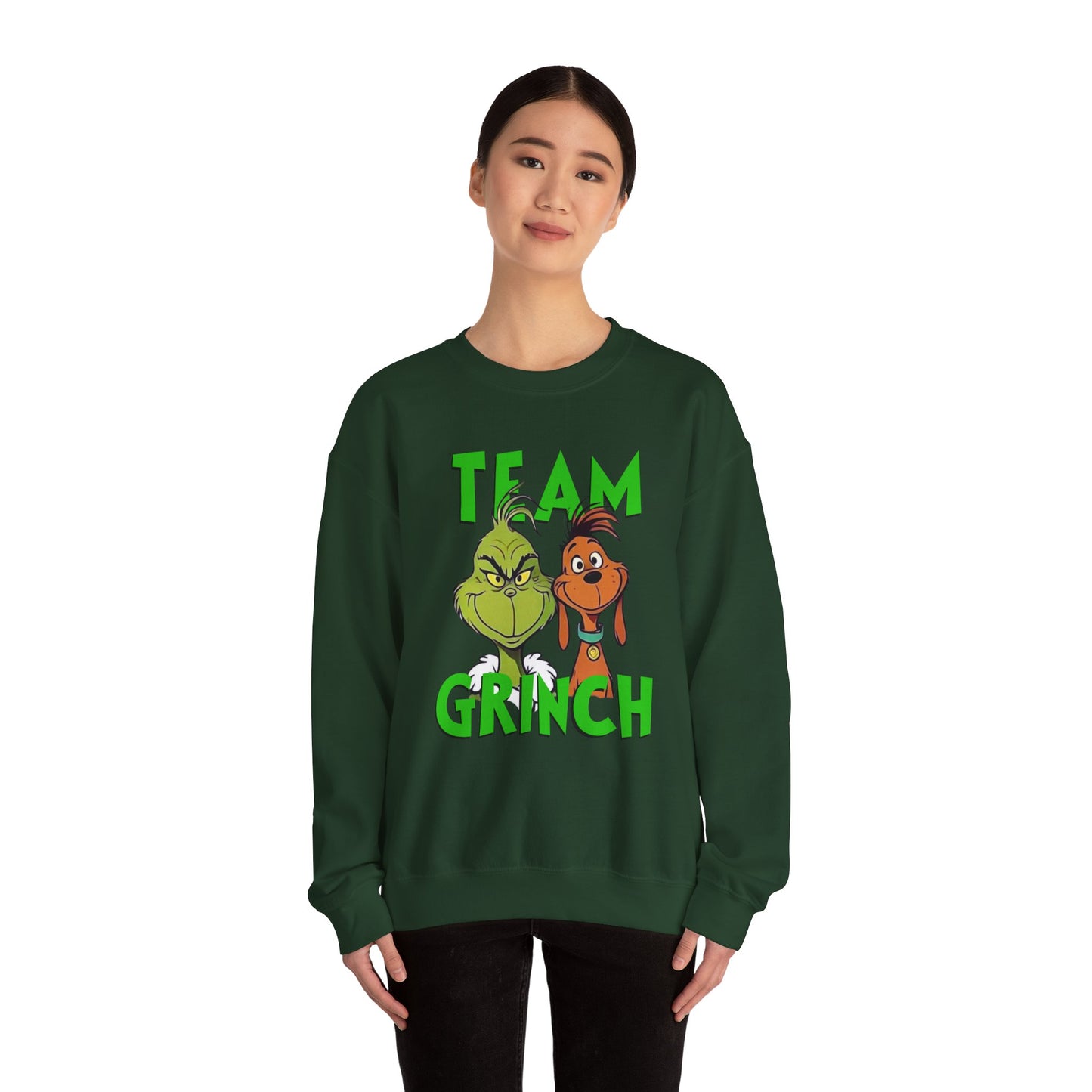 Team Grinch Unisex Heavy Blend™ Crewneck Sweatshirt