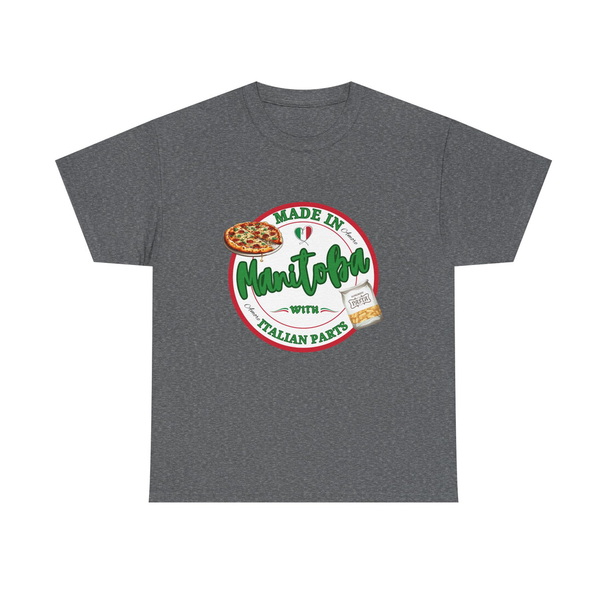 Made In Manitoba With Italian Parts Unisex Heavy Cotton Tee