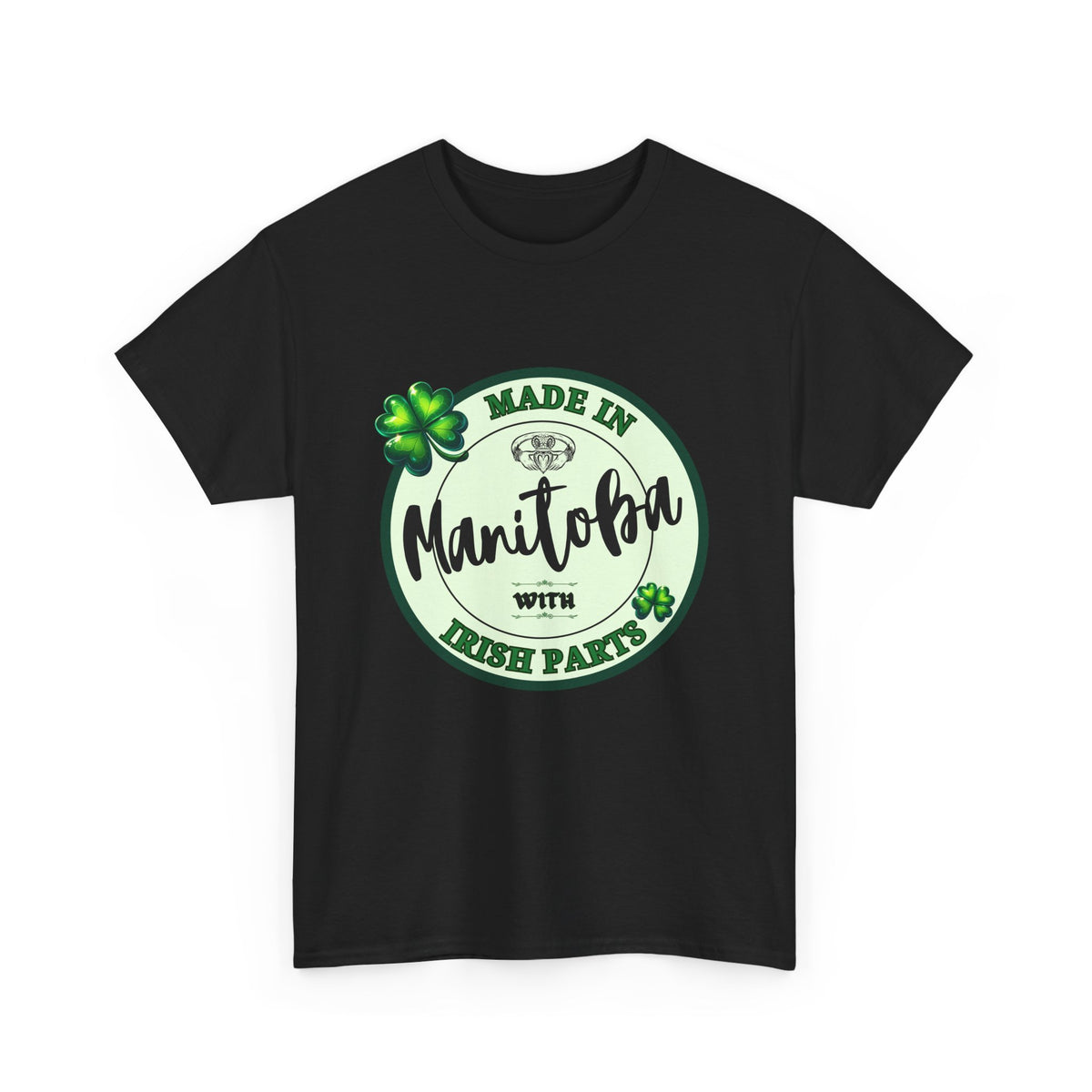 Made In Manitoba With Irish Parts Unisex Heavy Cotton Tee