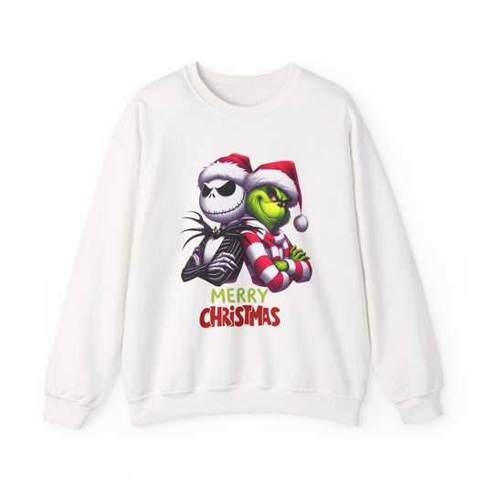 Merry Christmas Grinch Unisex Heavy Blend™ Crewneck Sweatshirt