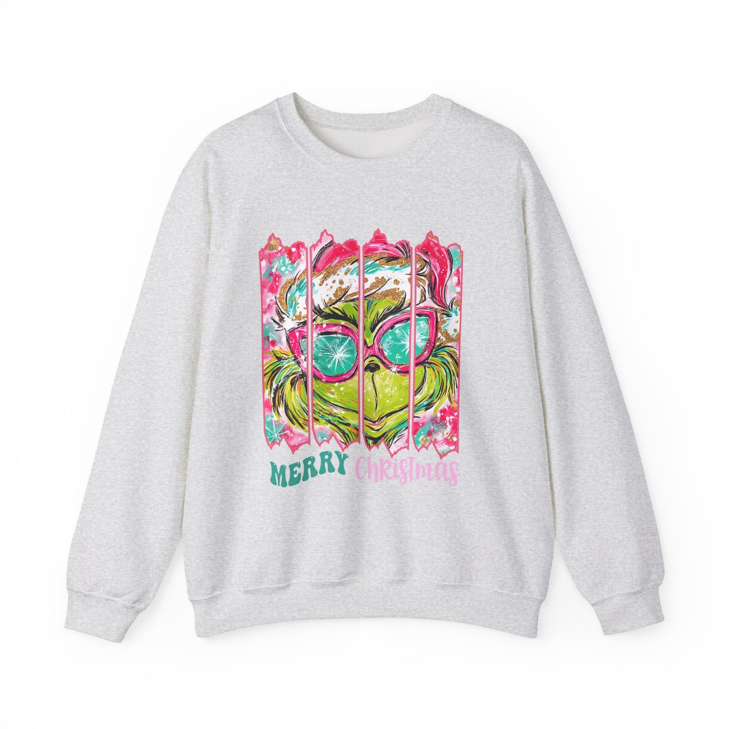 Merry Christmas Grinch Unisex Heavy Blend™ Crewneck Sweatshirt