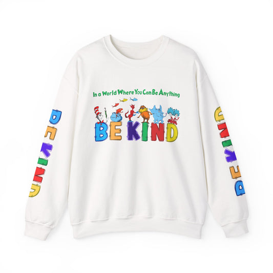 Be Kind Dr.Seuss Unisex Heavy Blend™ Crewneck Sweatshirt