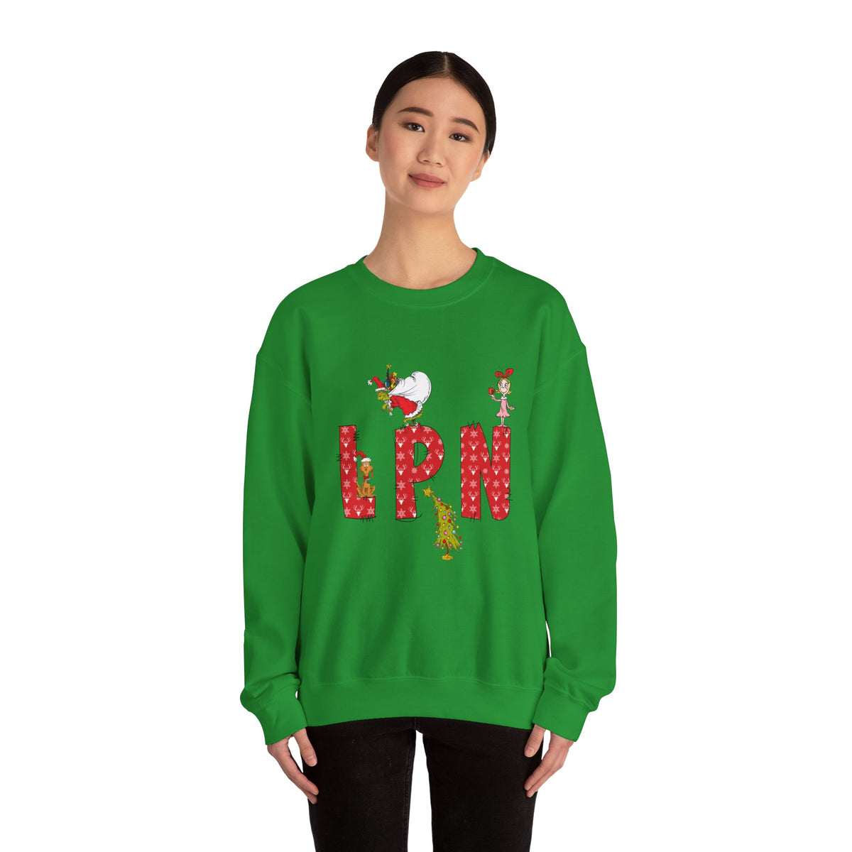 LPN Grinch Unisex Heavy Blend™ Crewneck Sweatshirt